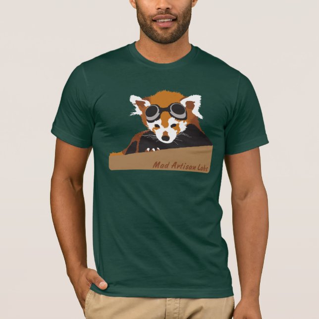 M.A.L. Red Panda Goggles T-Shirt (Front)