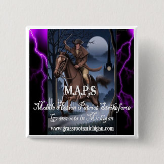 M.A.P.S Mobile Action Patriot Strikeforce Pinback Button