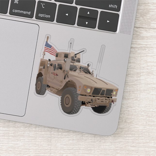 M-ATV MRAP Army Military Truck Sticker (Detail)