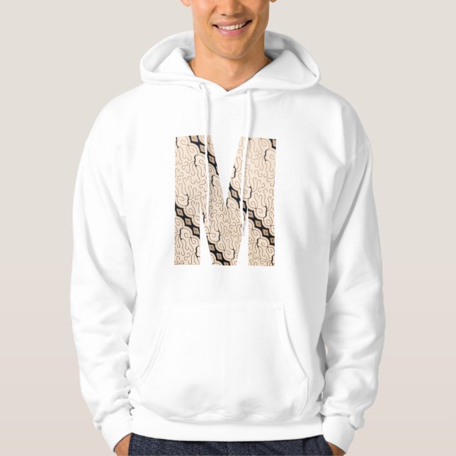 M - Batik Pattern Hoodie (Front)