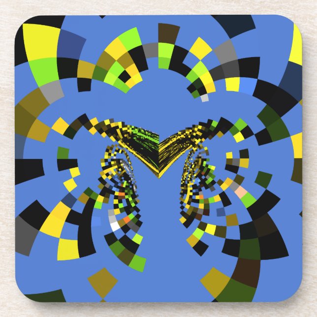 M Blue Drink Coaster (Front)