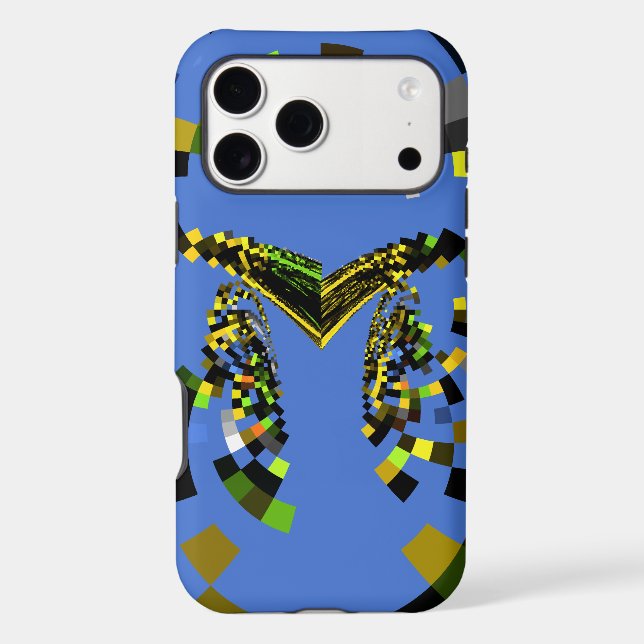 M Blue Iphone Case (Back)