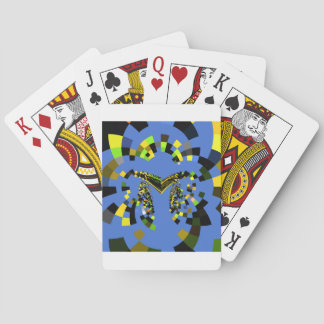 M Blue Poker Cards
