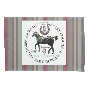 M BRAND. STRIPES PILLOW CASE