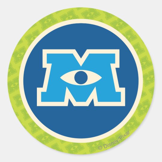 M Circle Logo Classic Round Sticker