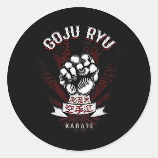 M Dam Goju Ryu Karate - Uni-adults Classic Round Sticker