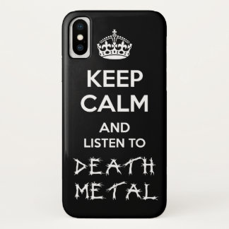 \m/ Death Metal \m/ iPhone X Case