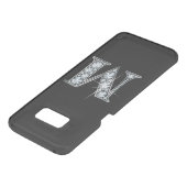 M Faux Diamond Monogram Uncommon Samsung Galaxy Case (Top)