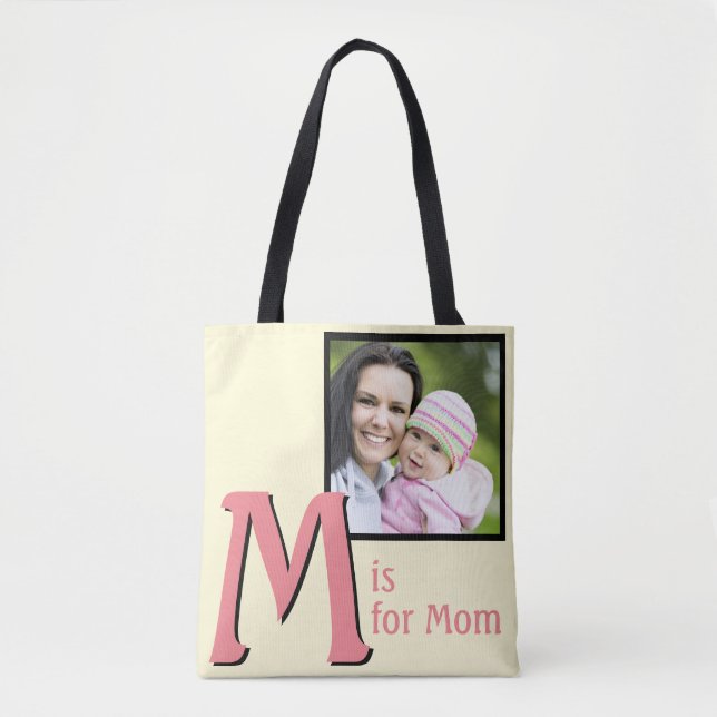 M for Mom Tote Bag (Front)