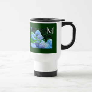 M for Mom Travel Coffee Mugs Hydrangea Flowers