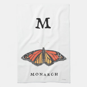 "M" for Monarch  Kitchen Towel