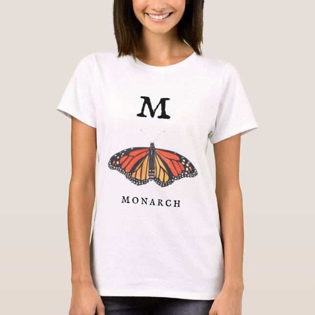 "M" for Monarch  T-Shirt (Front)