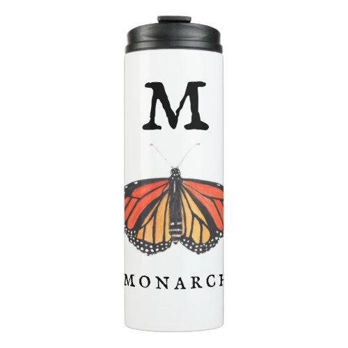M for Monarch  Thermal Tumbler