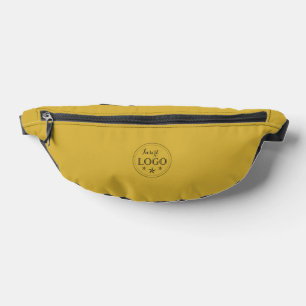 M Gold Print Cut Sew Fanny Pack for Branding