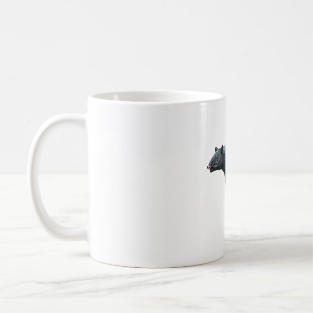 M is for Malayan Tapir Coffee Mug (Left)
