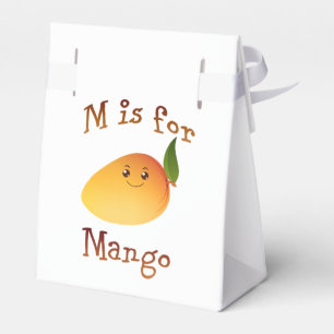 M is for Mango Favor Boxes