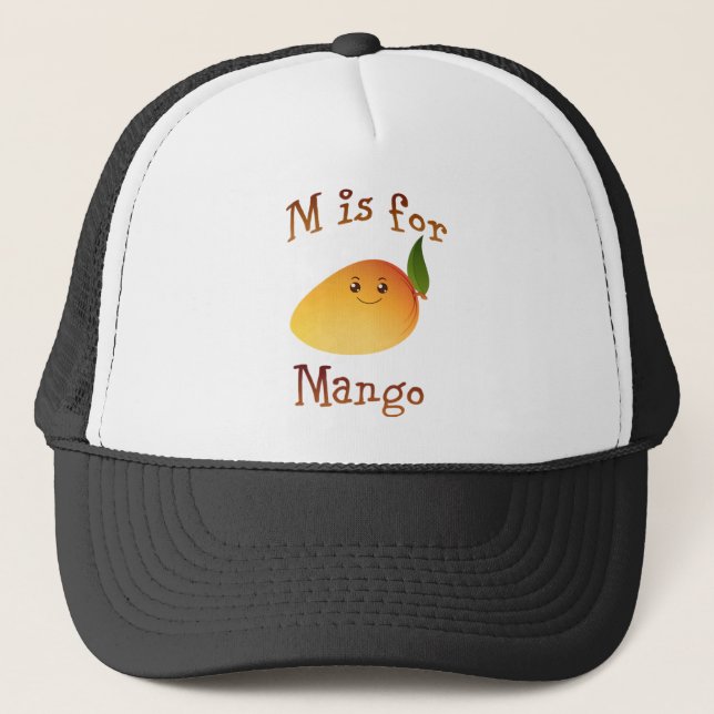 M is for Mango Trucker Hat (Front)