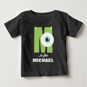 M is for Mike   Add Your Name Baby T-Shirt