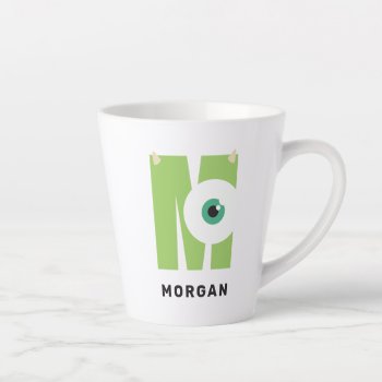 M Is For Mike | Add Your Name Latte Mug by DisneyLogosLetters at Zazzle