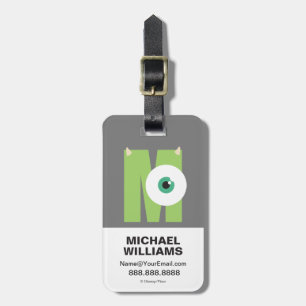 M is for Mike Add Your Name Luggage Tag