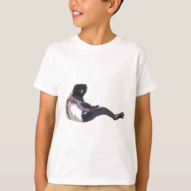 M is for Milne Edwards Sifaka T-Shirt (Front)