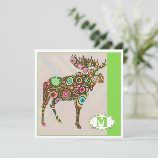 M is for Moose (Standing Front)