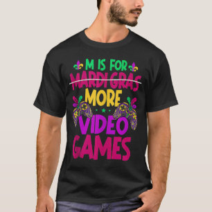 M is for more video games mardi gras gaming Tank T
