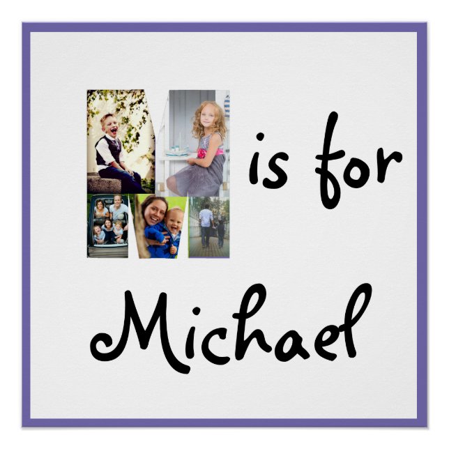 M is for Name Poster (Front)