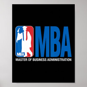 M Masters Degree Graduation Sketll Theme Pun Grad  Poster