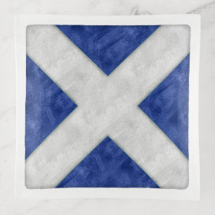 M Mike Watercolor #Nautical Signal Maritime Flag Trinket Tray