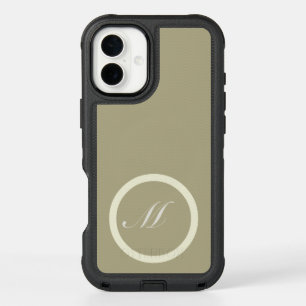 M Mindful Muse — Sage Green & White Script iPhone 16 Plus Case
