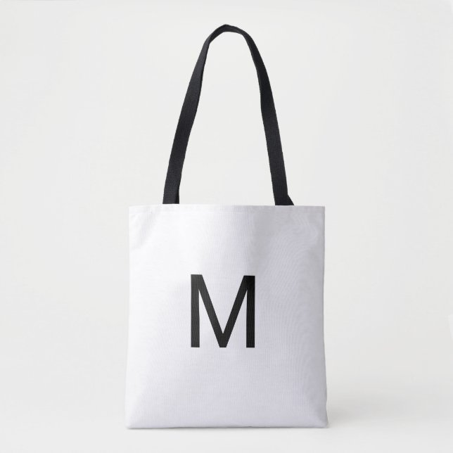 M monogram tote bag (Front)