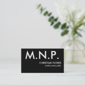 M.N.P., CHRISTIAN FLORES, mobile notary public Business Card (Standing Front)