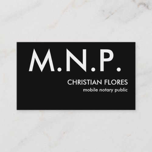 M.N.P., CHRISTIAN FLORES, mobile notary public Business Card Templates