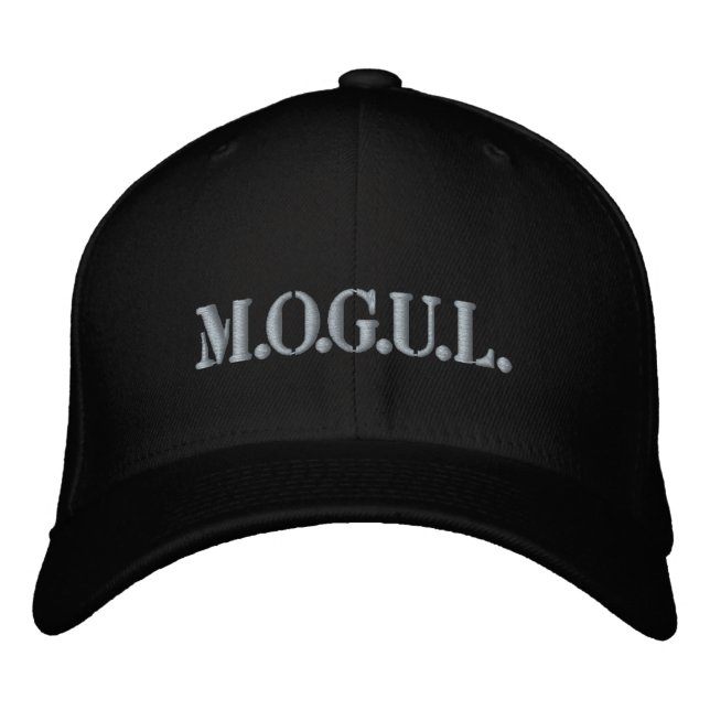 M.O.G.U.L. EMBROIDERED BASEBALL CAP (Front)