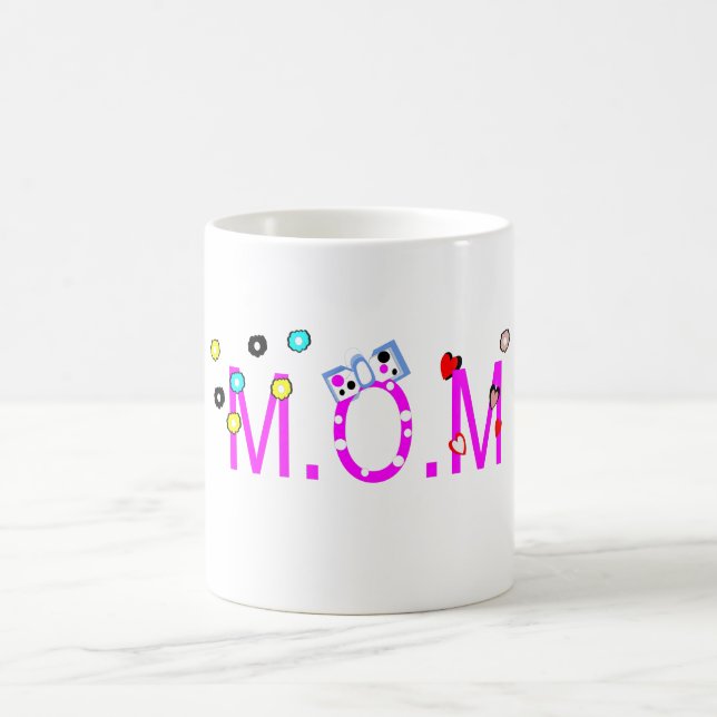 M.O.M Sweet mom! Coffee Mug (Center)