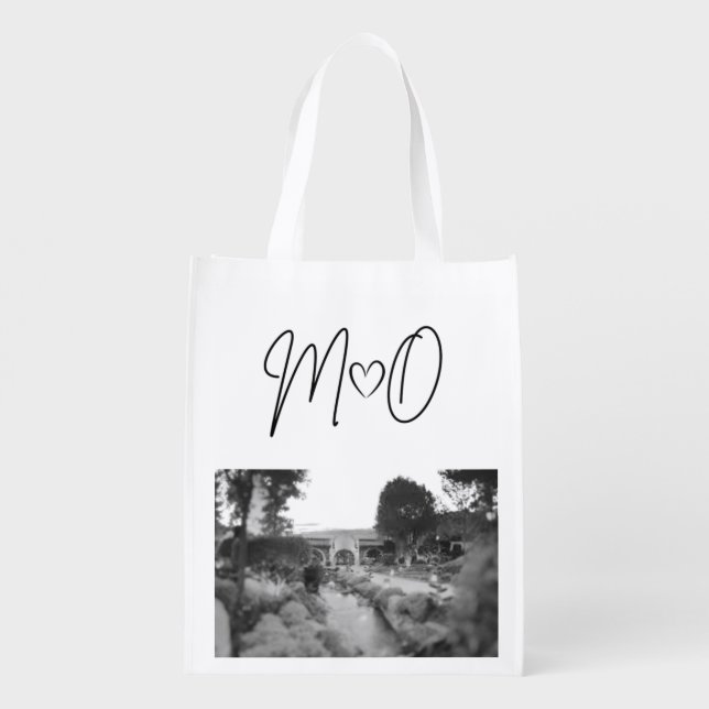 M+O Wedding Day Grocery Bag (Back)