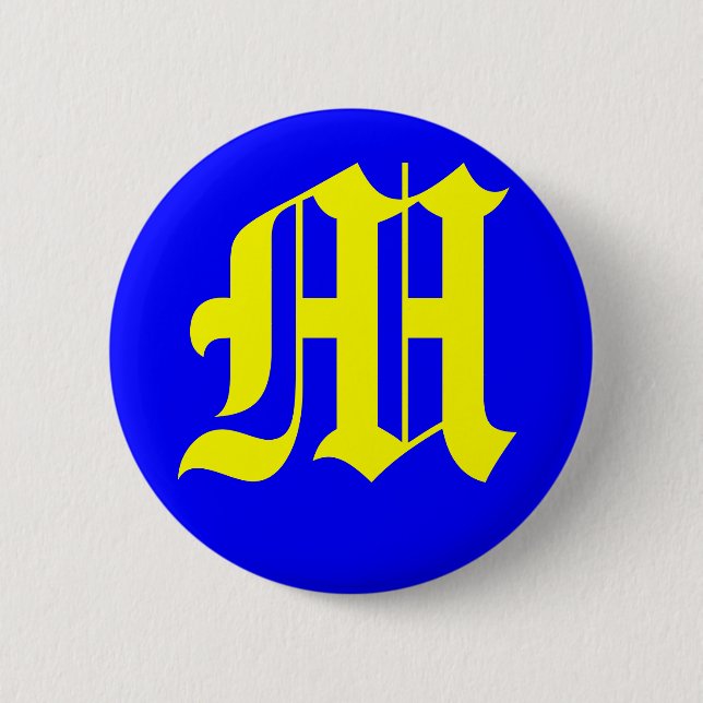 M - OLD ENGLISH BUTTON (Front)