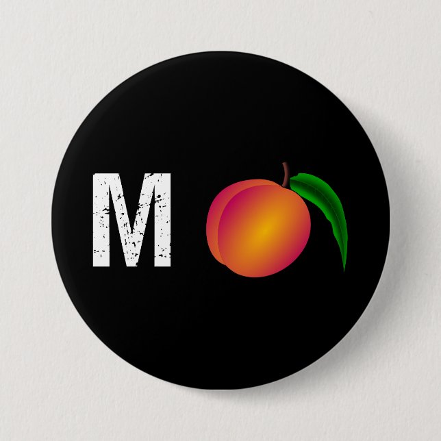 M-Peach Impeach Anti-Trump Button (Front)