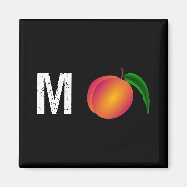 M-Peach Impeach Anti-Trump Magnet (Front)