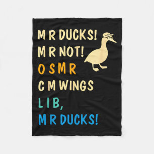 M R Ducks M R Not O S M R Cm Wangs Lib M R Ducks P Fleece Blanket