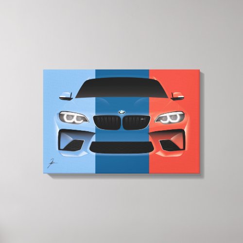 M_Racing M2 Art Canvas Print