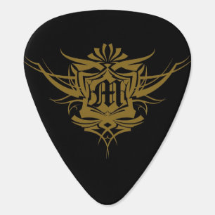 M Tattoo Guitar Pick