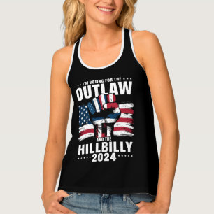 'm Voting For the Outlaw and the Hillbilly 2024 US Tank Top
