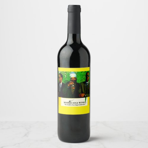 M WINE  JMT Custom Wine Bottle Label 35 x 4