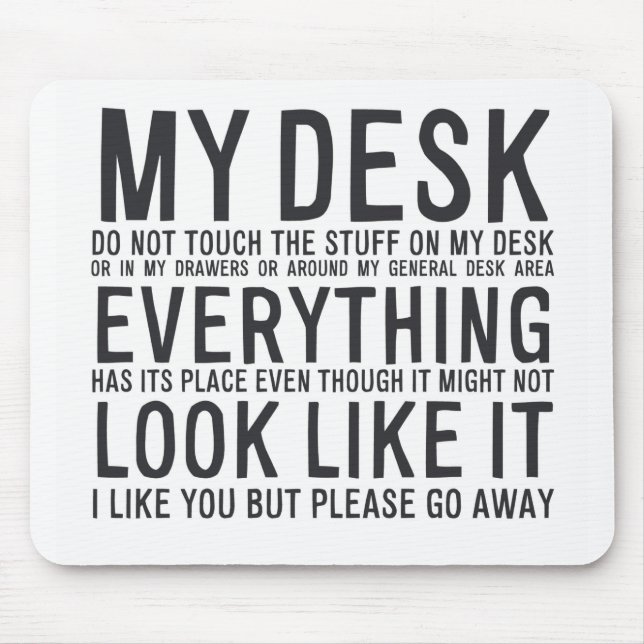 MA013 desk Mouse Pad (Front)