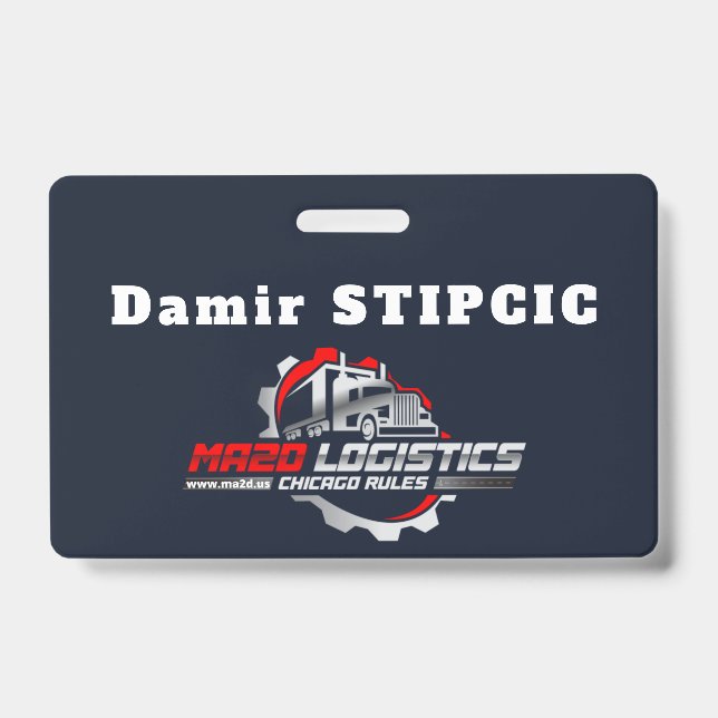 MA2D LOGISTIC  BADGE (Front)