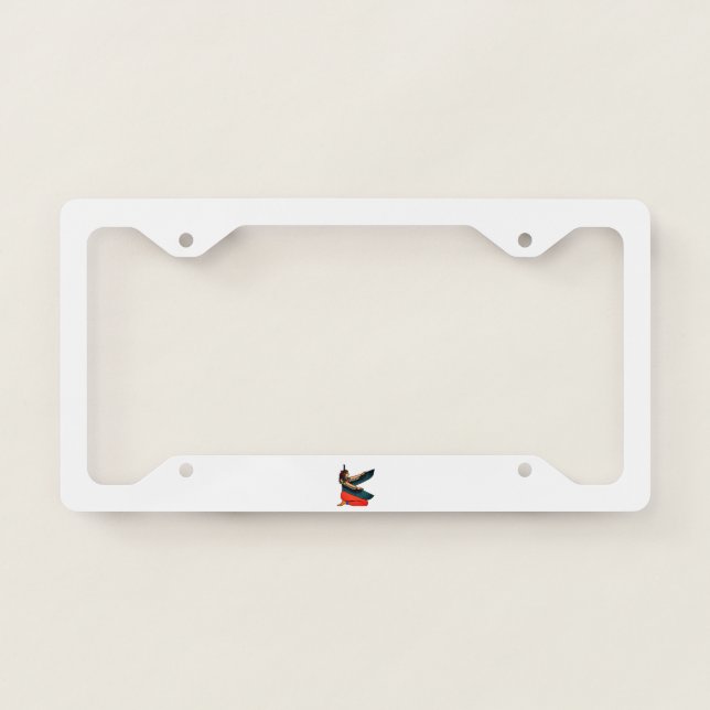Ma’at (Egyptian Goddess) License Plate Frame (Front)