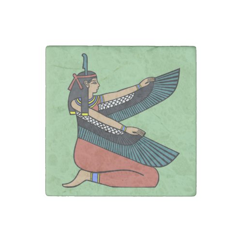 Maâat Egyptian Goddess Stone Magnet
