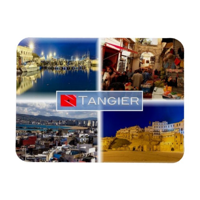 MA Marocco -  Tangier - Magnet (Horizontal)